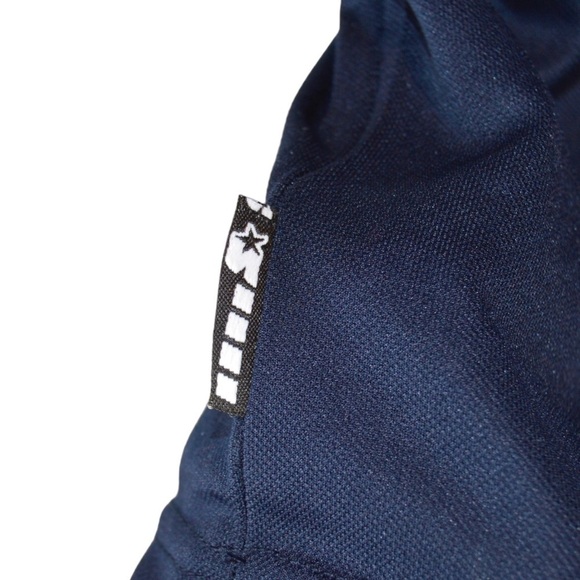 STARTER Dri-Star Reflective Tee, 100% Polyester, Size XL - Navy FLAWS NEW - Picture 6 of 11